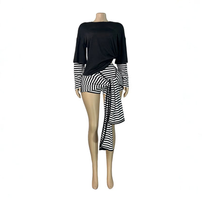 Issa Wrap Skirt Tie Skirt Set
