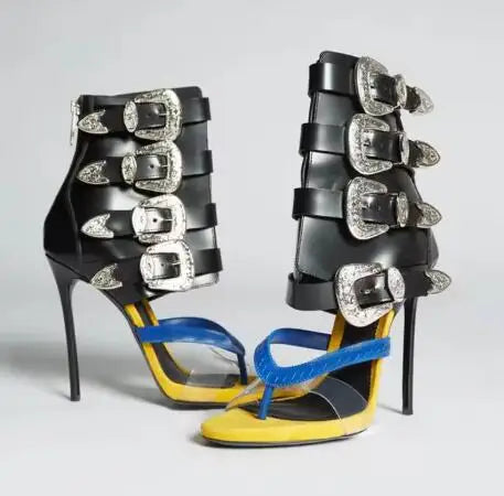 Buckle Strap High Heels