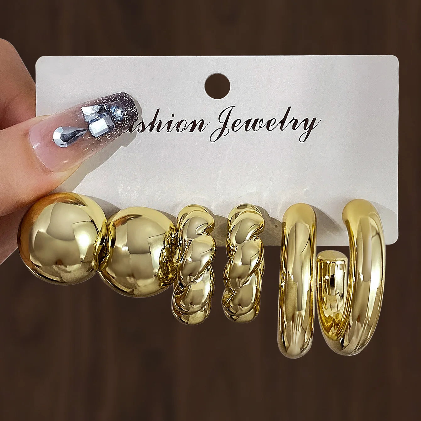 Chunky  Vintage Drop Earring