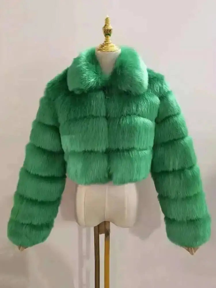 Lapel Fur Coat