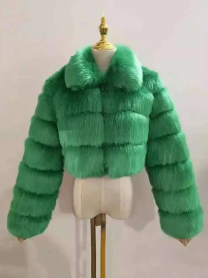 Lapel Fur Coat