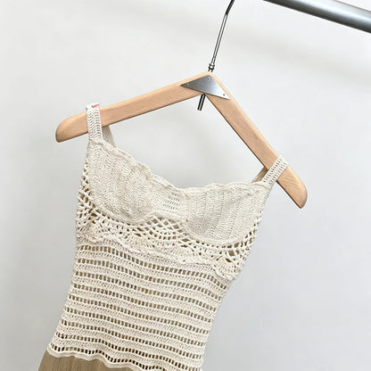 Dolores Knitted Fringe Maxi Dress