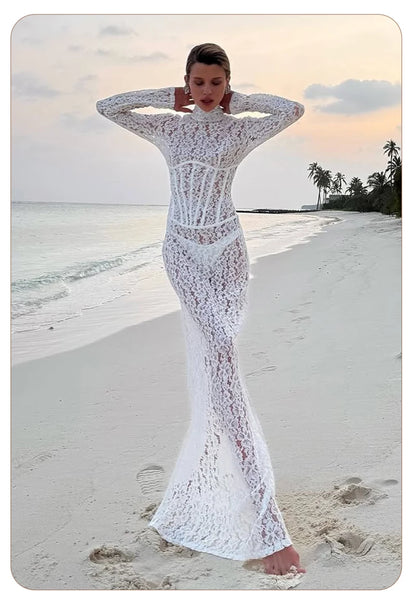 Eleeza Corset Maxi Dress