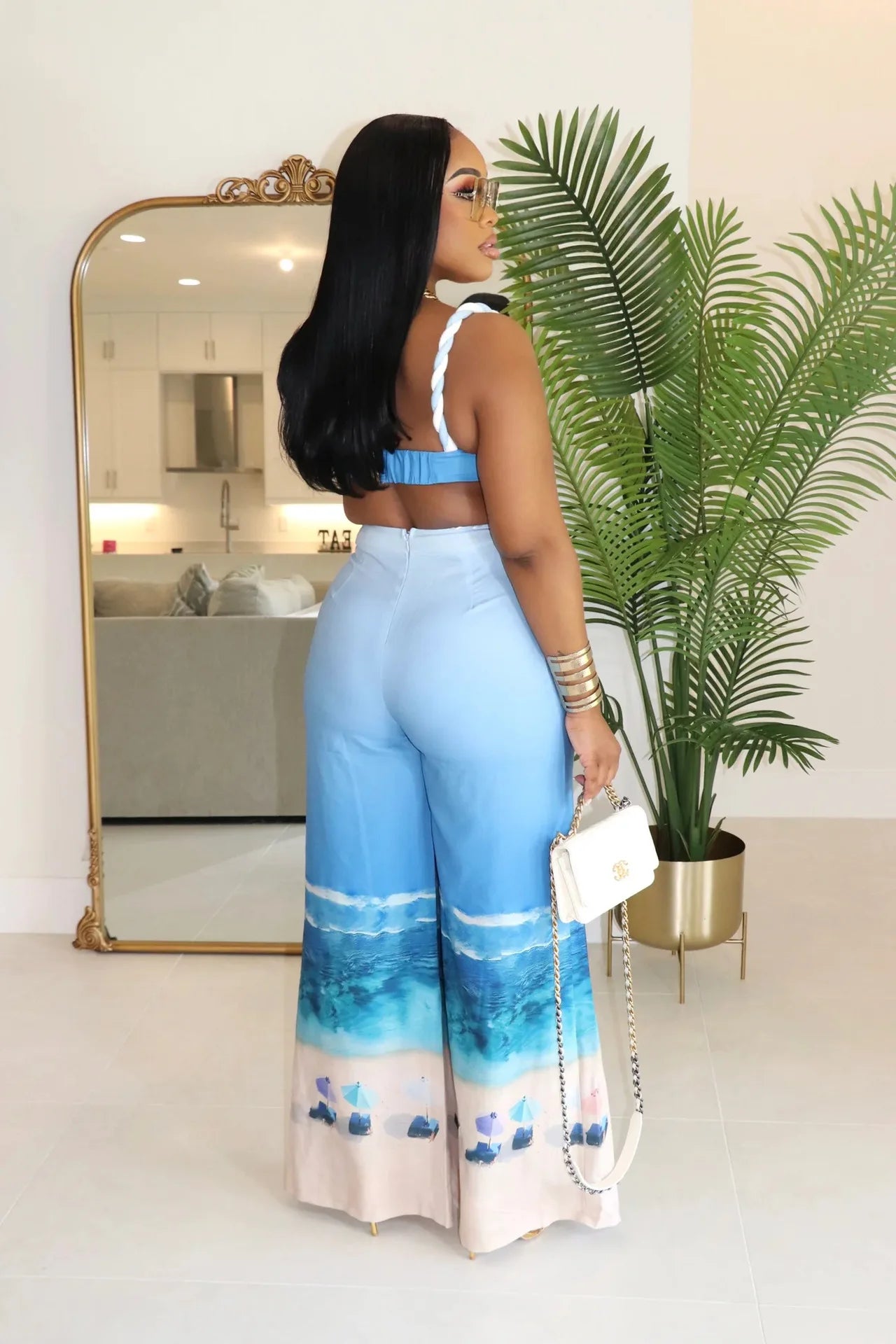 Blue Martini Pants Set