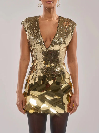 Soraya Sequins Mini Dress