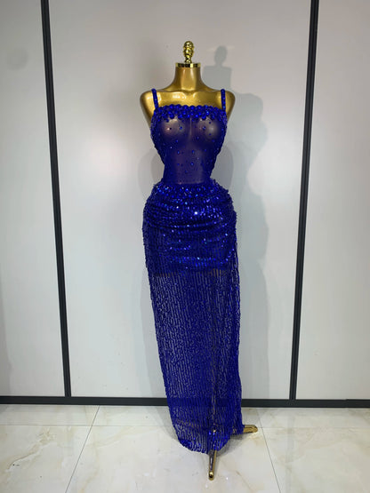 Vannah Sequin Maxi Skirt Set