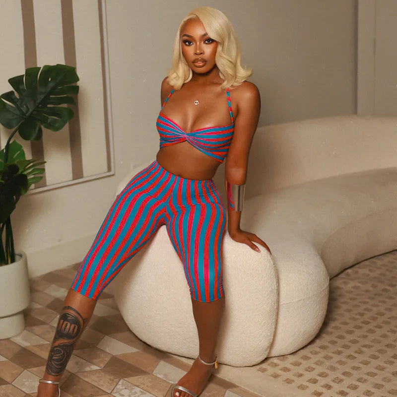Wanda Striped Set