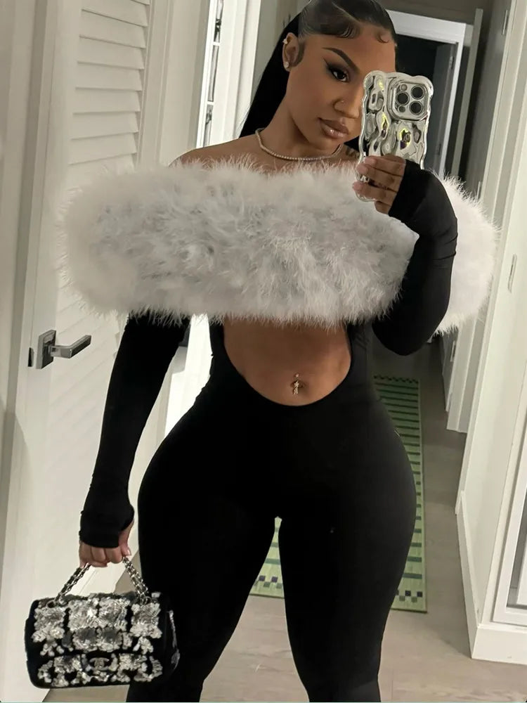 Fur Fantasy Jumpsuit