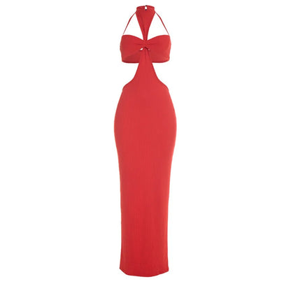 Lainesa Ribbed Knit Maxi Dress