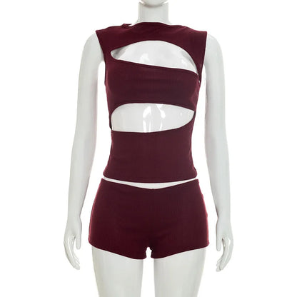 Mercilia Cropped Short Set