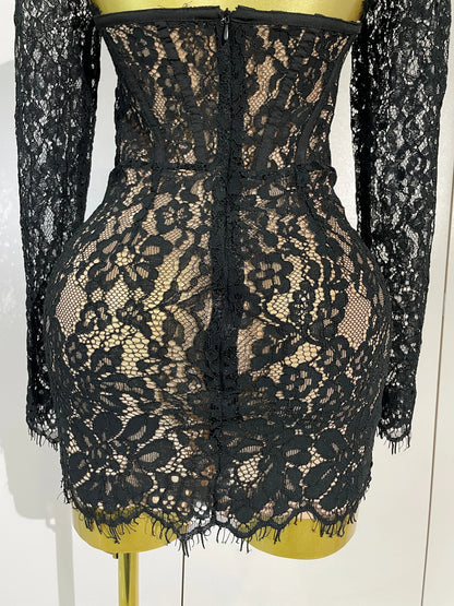 Josianne Lace Mini Dress
