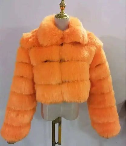Lapel Fur Coat