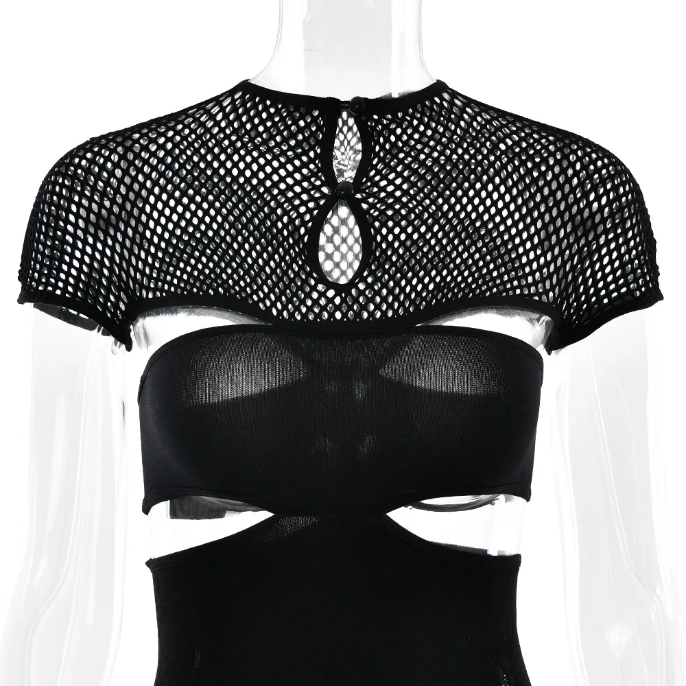 Laurie Mesh Romper