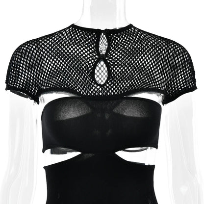 Laurie Mesh Romper