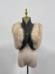 Fur Luxurious Crop Vest