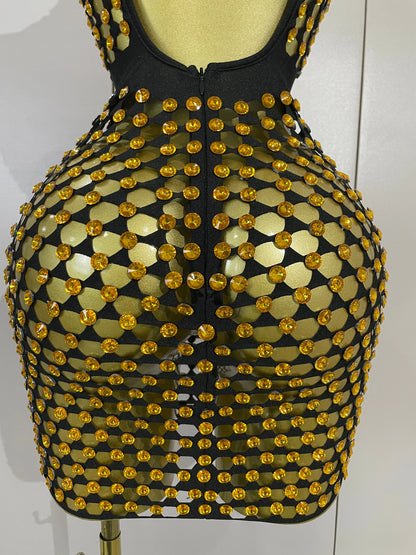 Autty Mesh Mini Dress