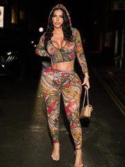 Dragon Hooded Leggings Set