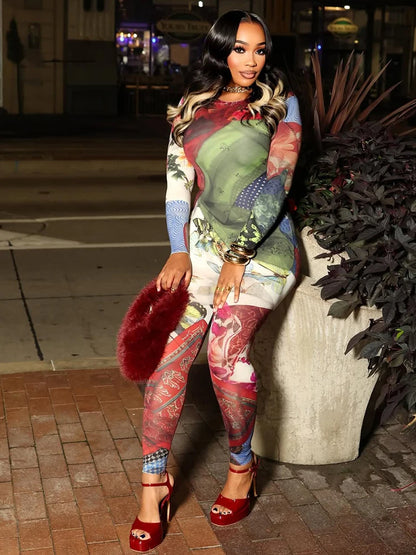 Janere Print Jumpsuit