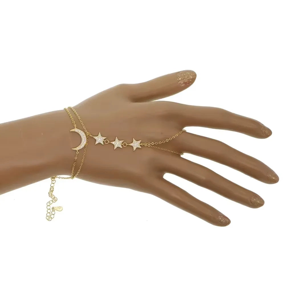 Charm Ring Wrist Bracelet