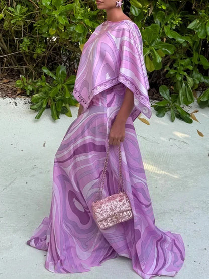 Vintage Maxi Skirt Set