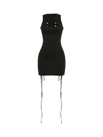 Back Lace Mini Dress