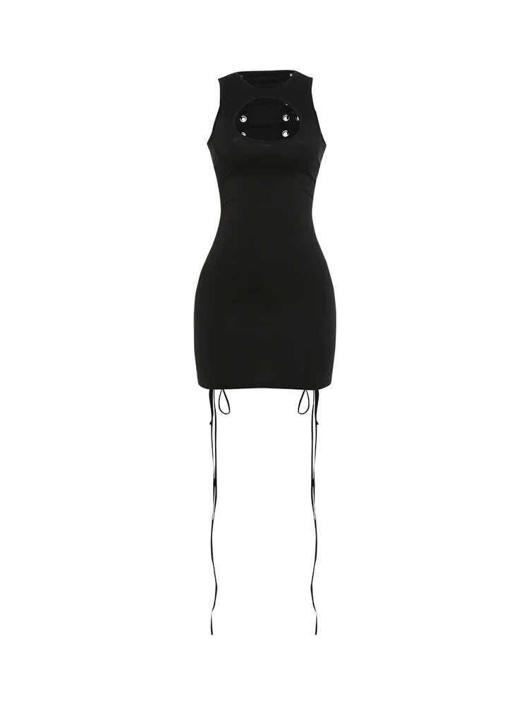 Back Lace Mini Dress