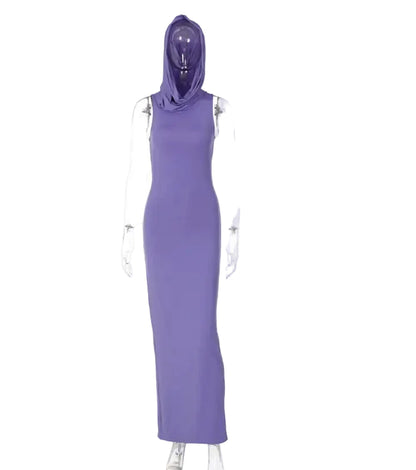 Hooded Maxi Dress
