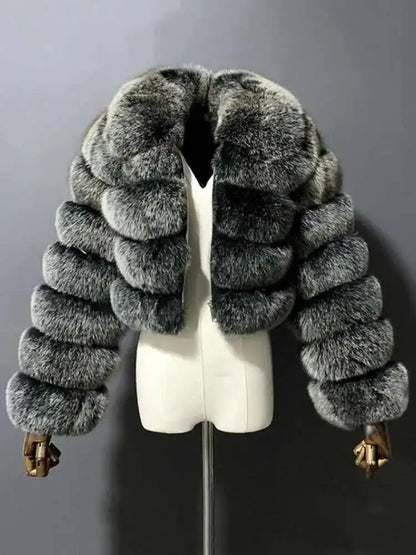 Lapel Fur Coat