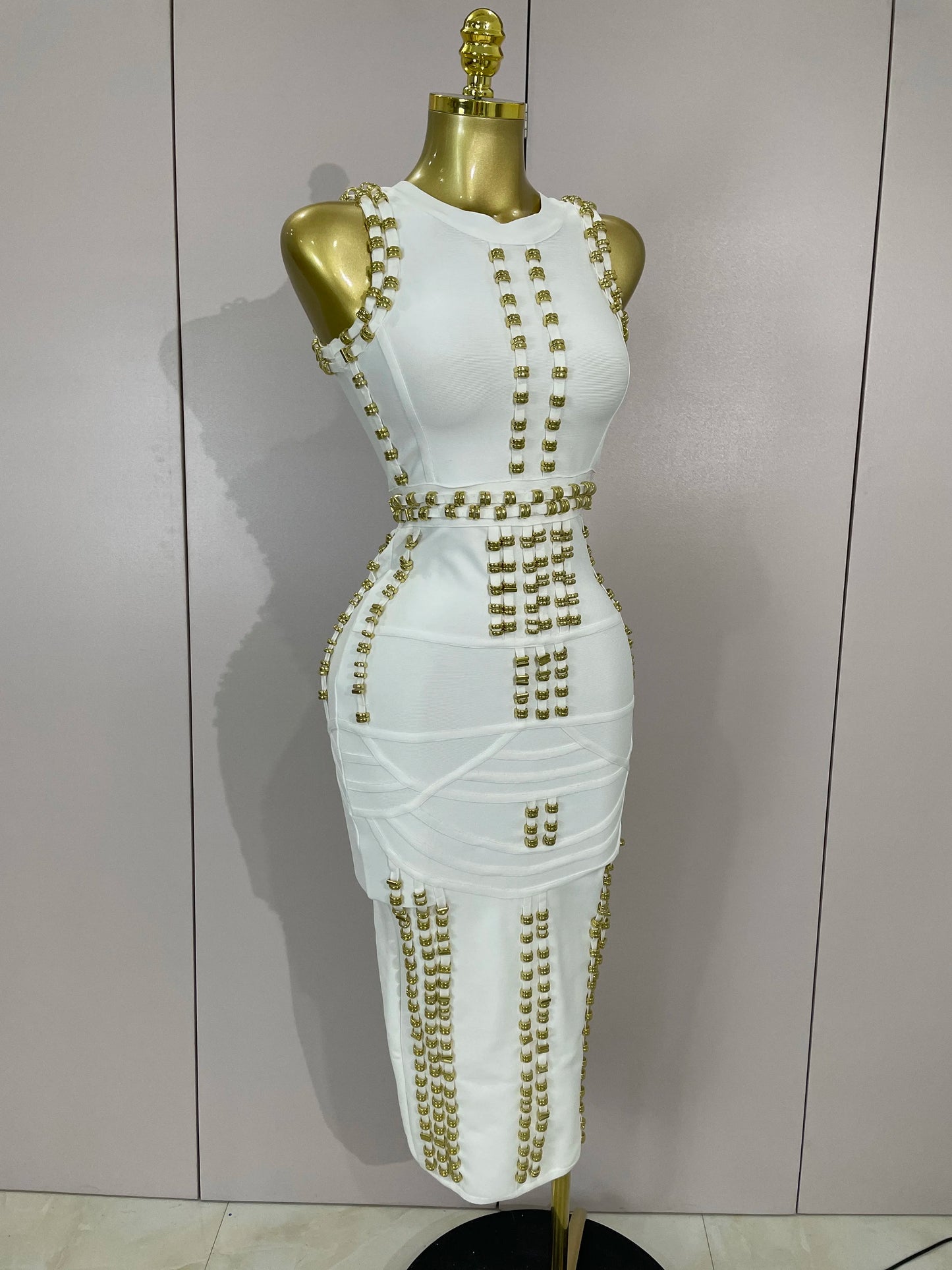 Hollywood Bandage Midi Dress