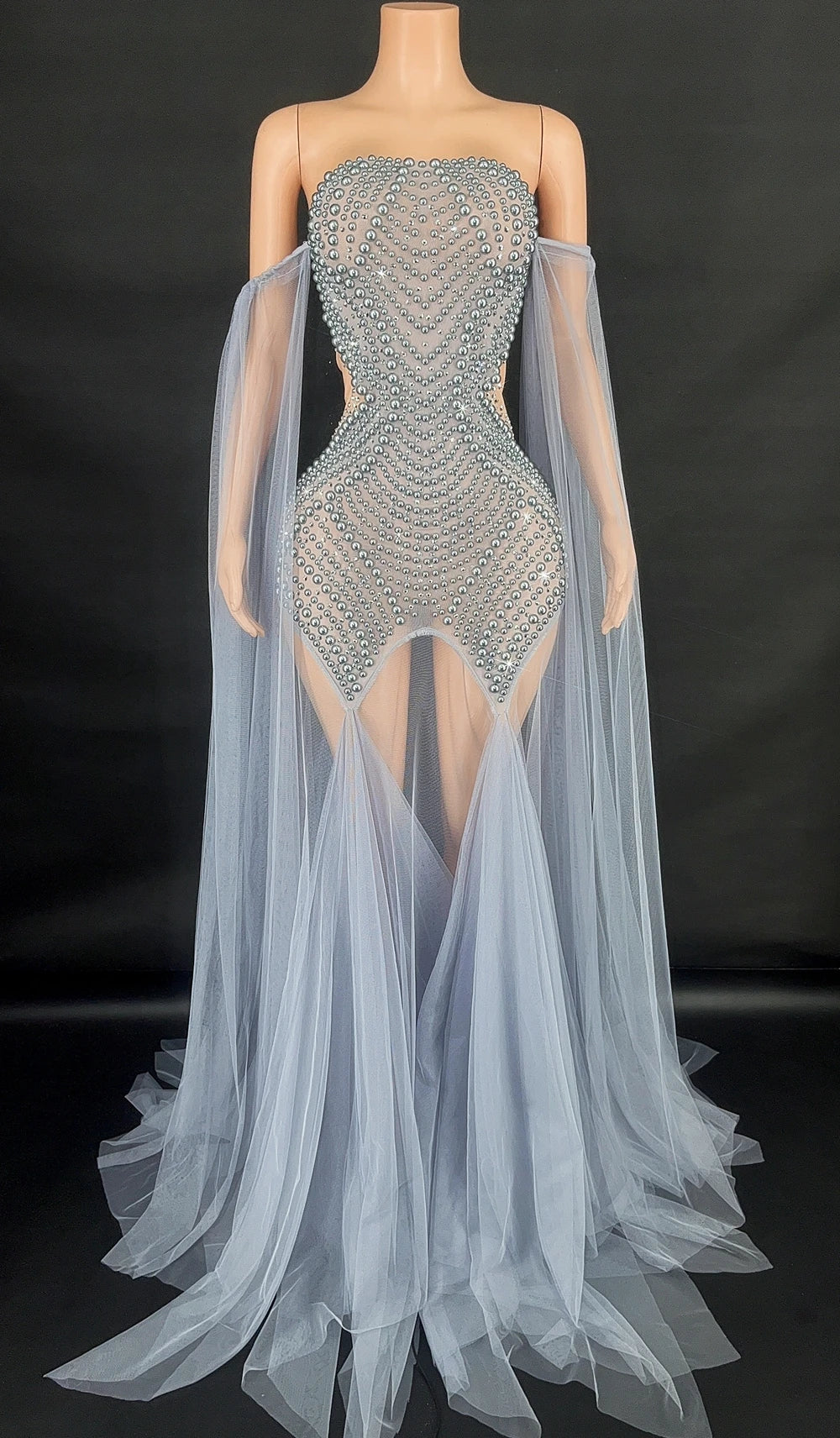 Helena Sheer Maxi Dress
