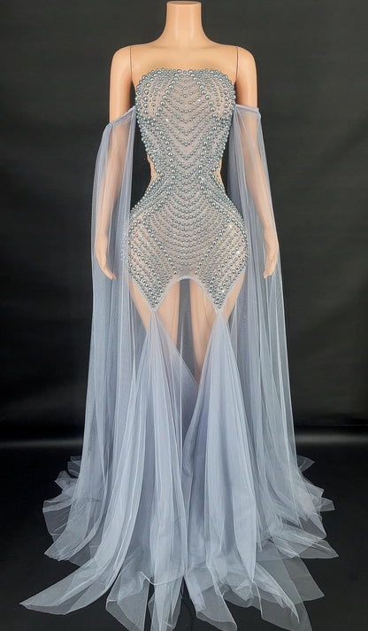 Helena Sheer Maxi Dress