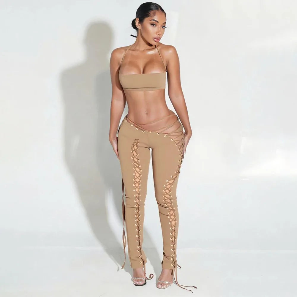 No Cuts Given Pants Set