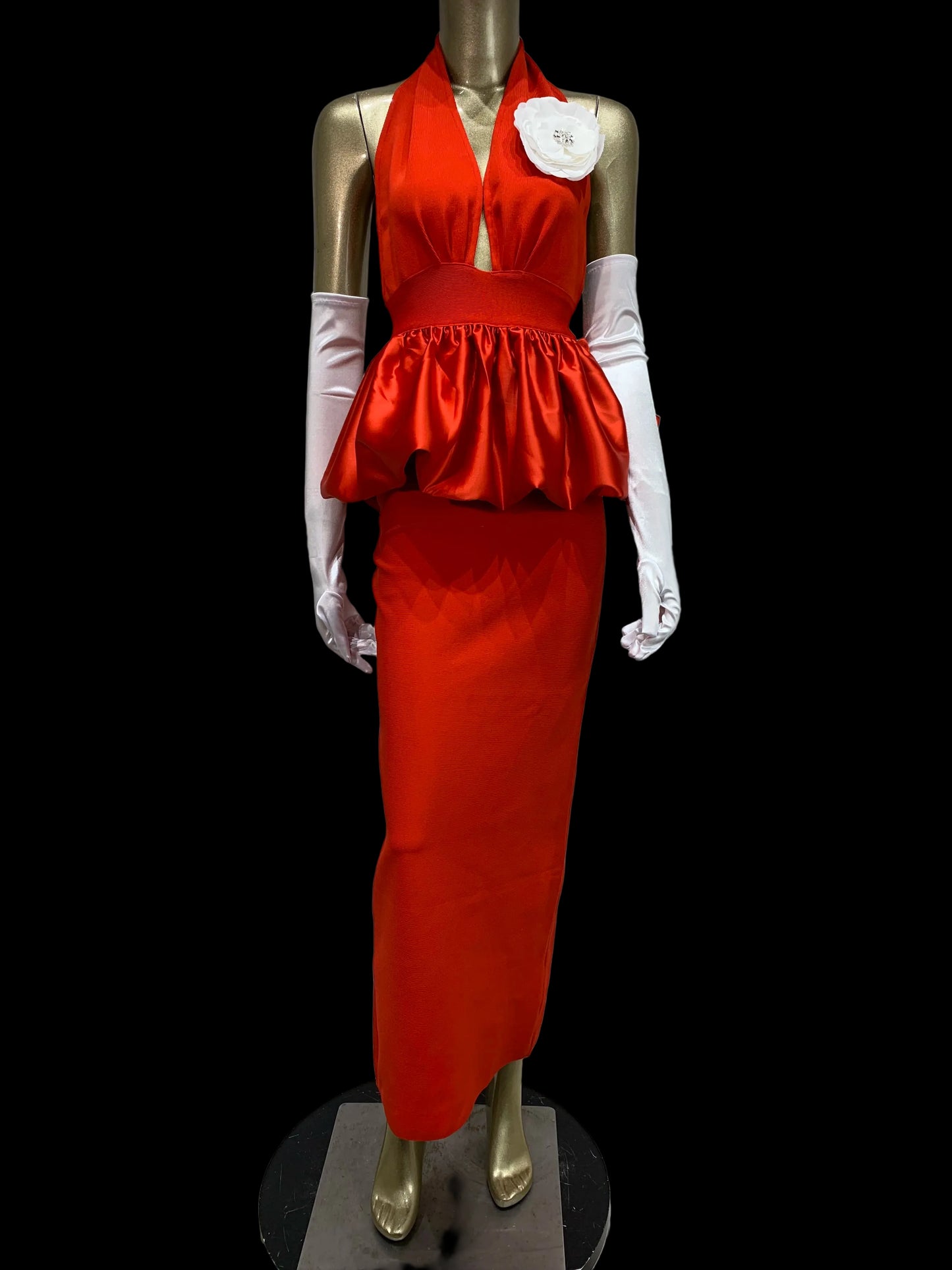 Flower Bandage Maxi Dress