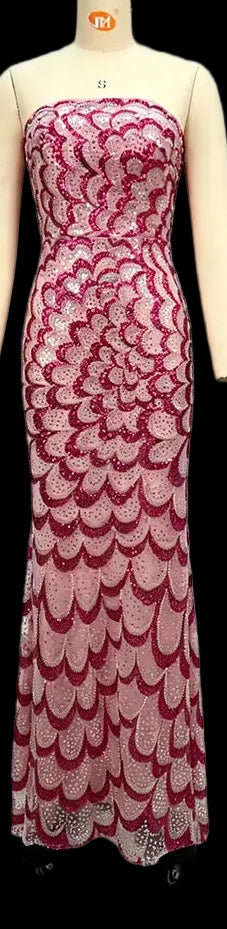 Chic Sequins Mermaid Maxi Dress