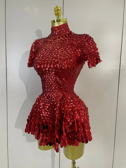 Life Of The Party Sequins Dress