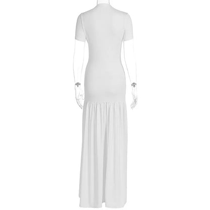 Yvana Ruffle Maxi Dress