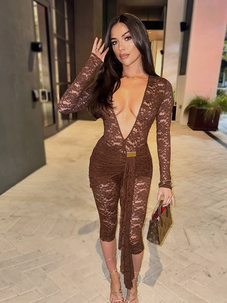 Jana Mesh Jumpsuit