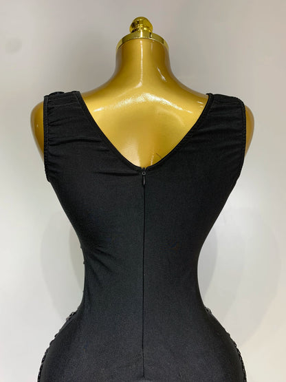 Frankie Rhinestones Mesh Dress