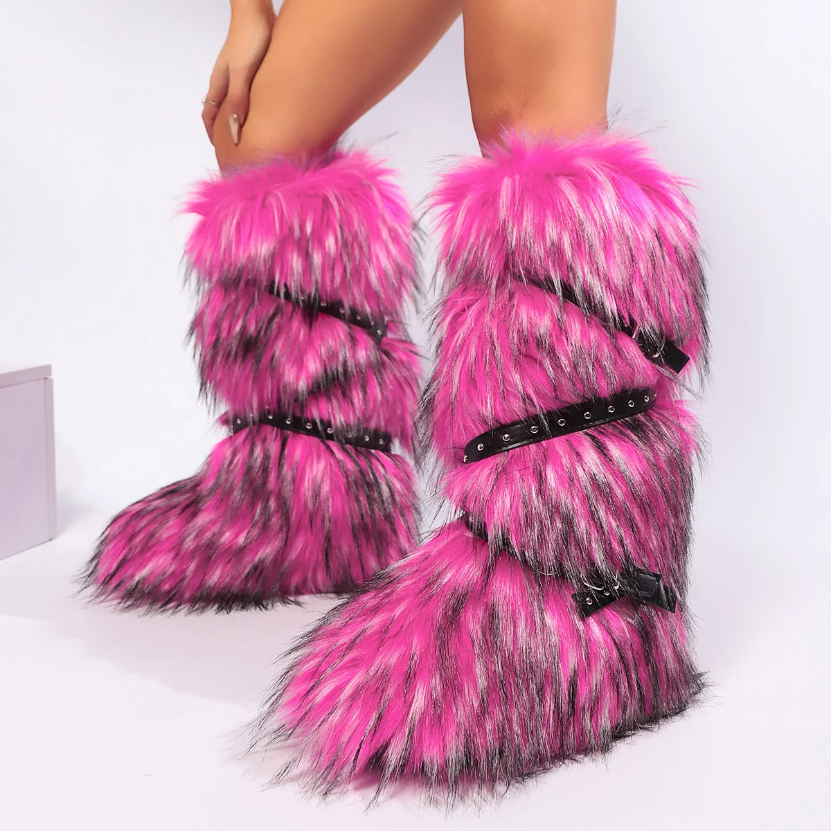 Plush Furry Boots