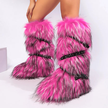 Plush Furry Boots