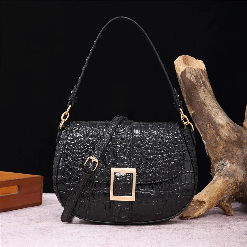 Reptile Pattern Crossbody Bag