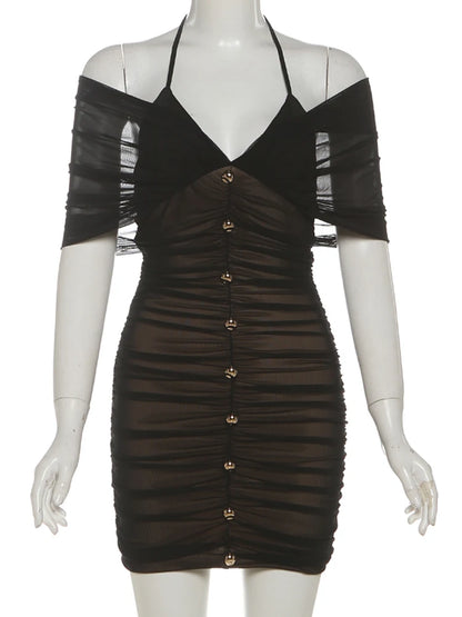 Leasha Mesh Mini Dress
