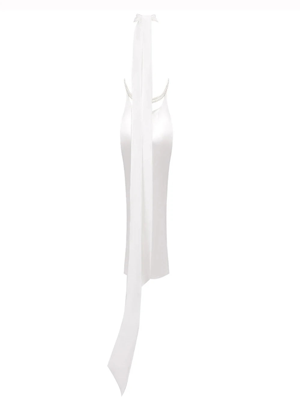 Pearl Backless Maxi Dress