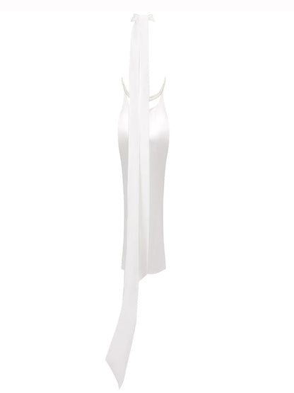 Pearl Backless Maxi Dress