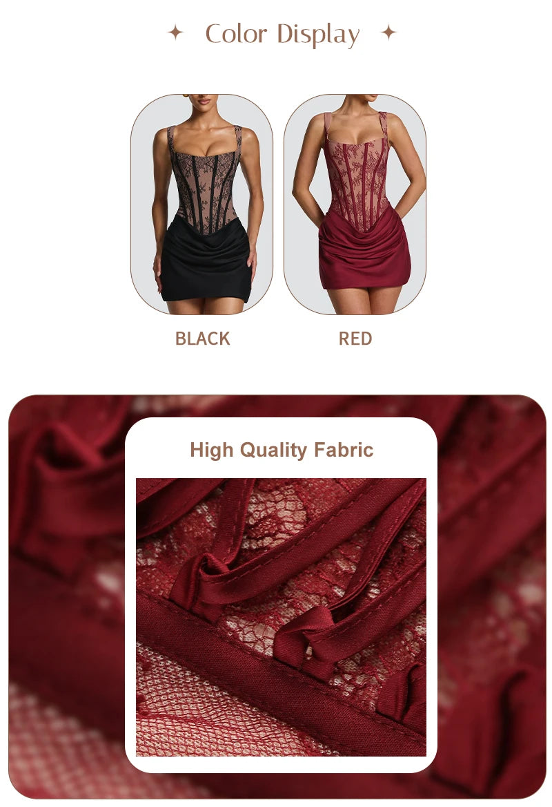Bodice Corset Mini Dress