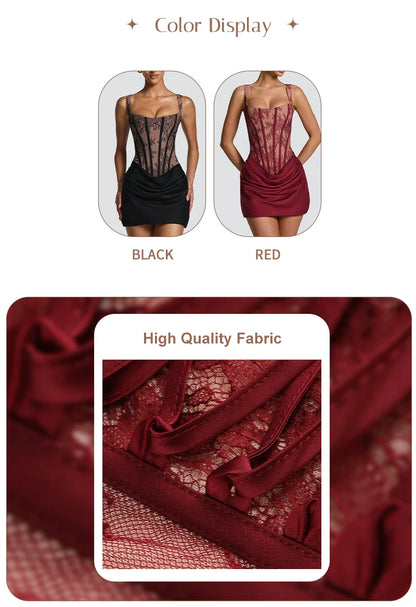 Bodice Corset Mini Dress