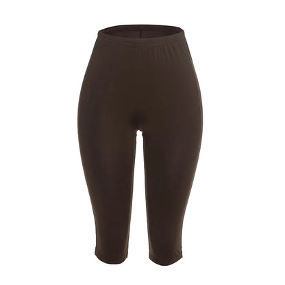Turtleneck Sheer Chiffon Capris Set