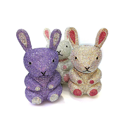 Bunny Diamond Clutch Bag
