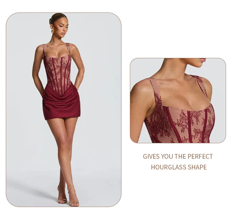 Bodice Corset Mini Dress