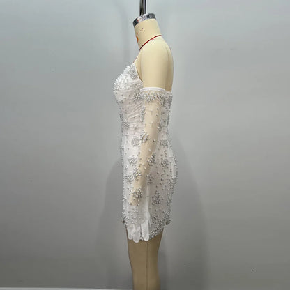 Courthouse Pearl Luxe Mini Dress